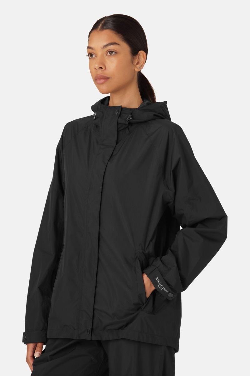 Ilse Jacobsen rain198sp Oberbekleidung Damen Schwarz | 4356XUVMD