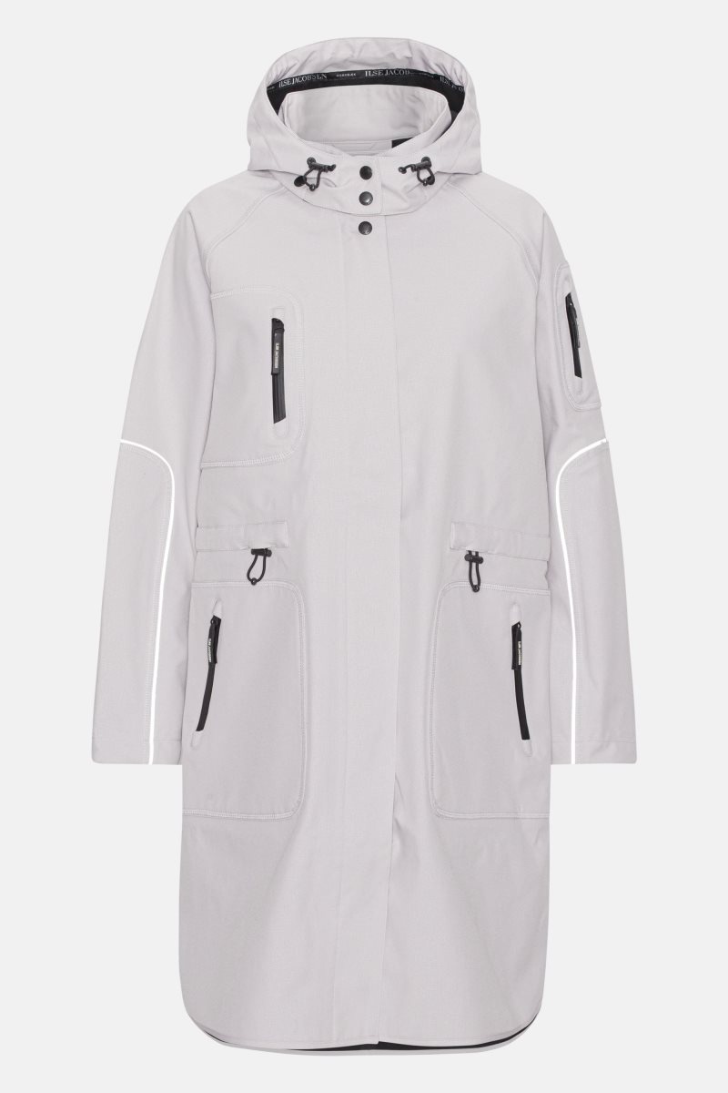 Ilse Jacobsen rain207 Regenjacken Damen Concrete | 7423JRNGK