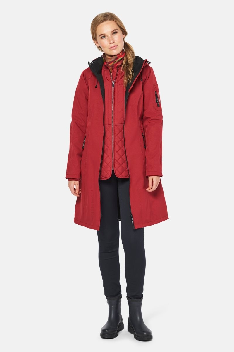 Ilse Jacobsen rain37l Regenjacken Damen Rhubarb | 5491KDCAE