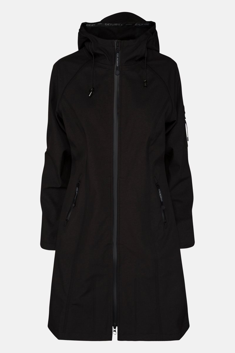 Ilse Jacobsen rain37l Regenjacken Damen Schwarz | 3564YIHKP