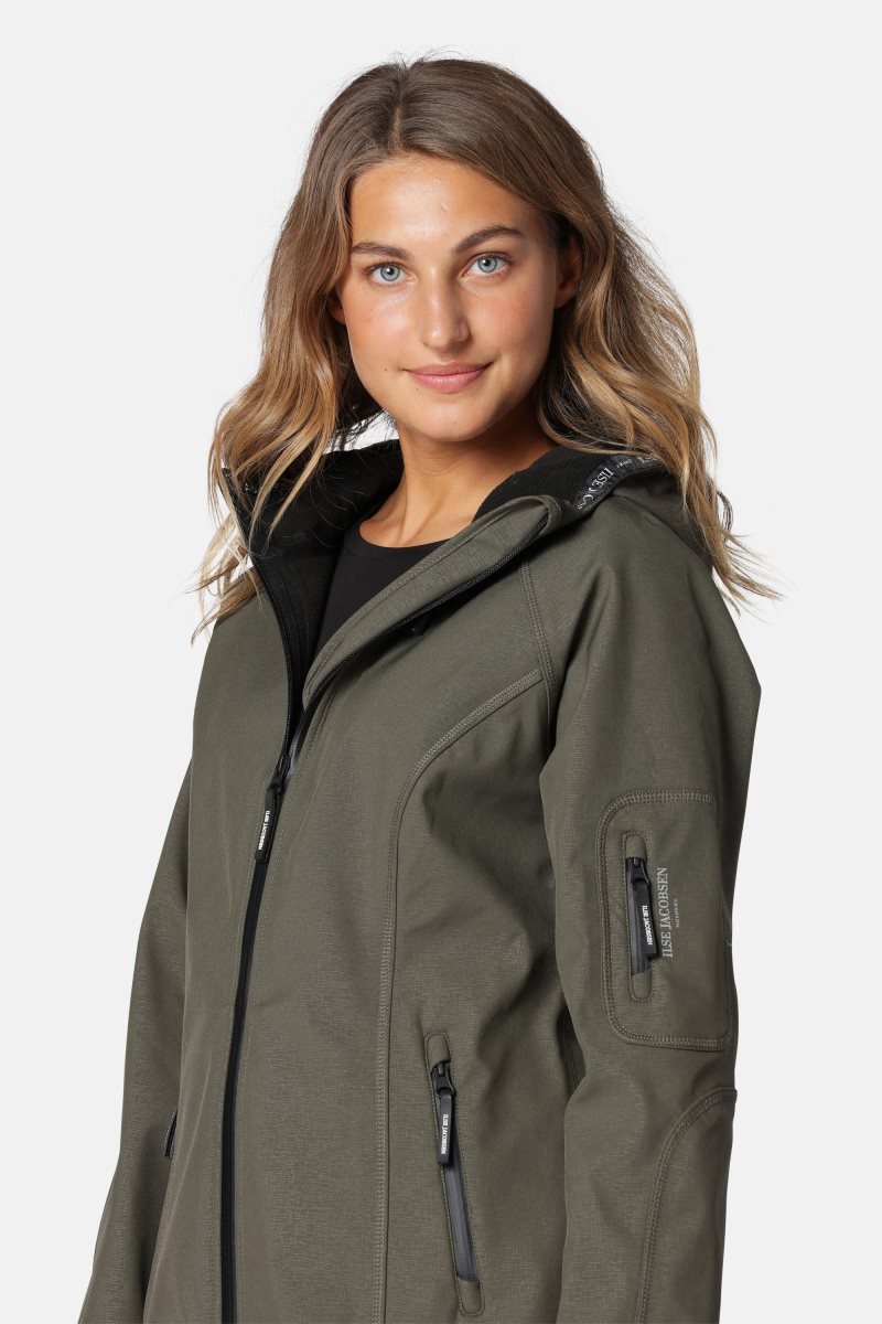 Ilse Jacobsen rain37l Regenjacken Damen Army | 8527OGBYT