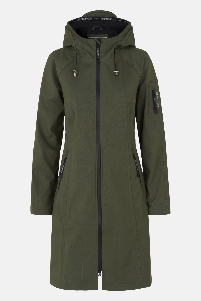 Ilse Jacobsen rain37l Regenjacken Damen Army | 8527OGBYT