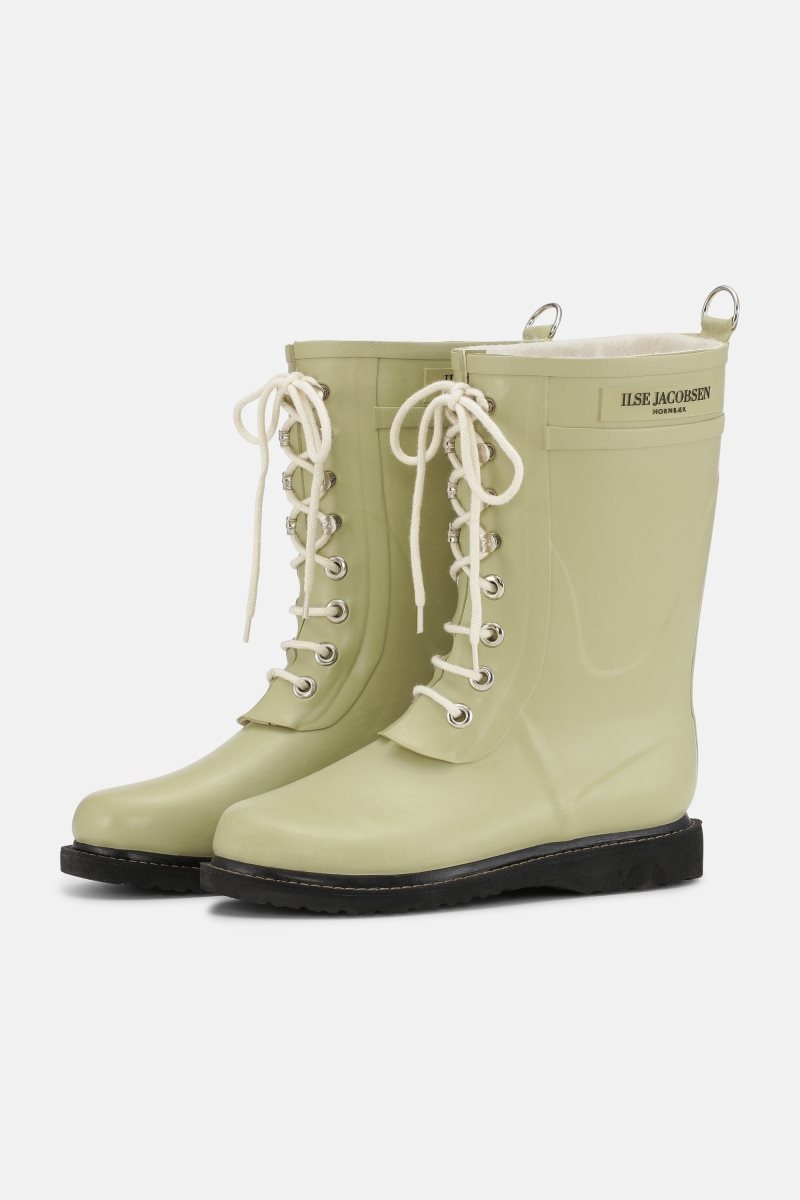 Ilse Jacobsen rub15 Rainboots Medium Damen Olivgrün | 6901KOQDF