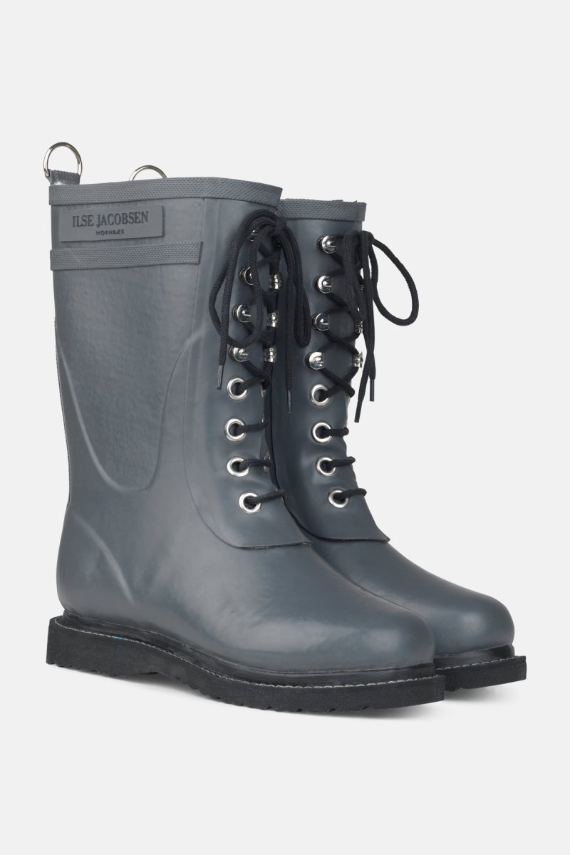 Ilse Jacobsen rub15 Rainboots Medium Damen Grau | 1589NQMHT