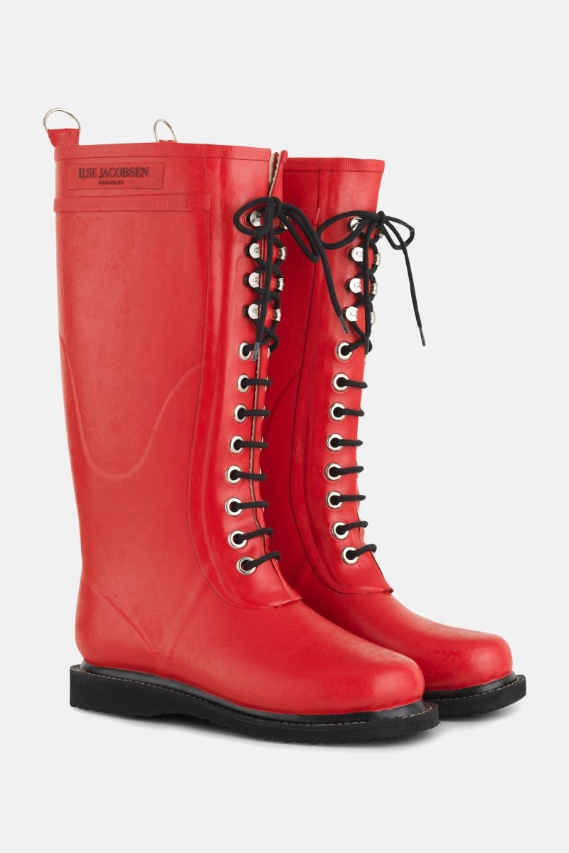 Ilse Jacobsen rub1 Rainboots Long Damen Tiefesrot | 9530FNBKP