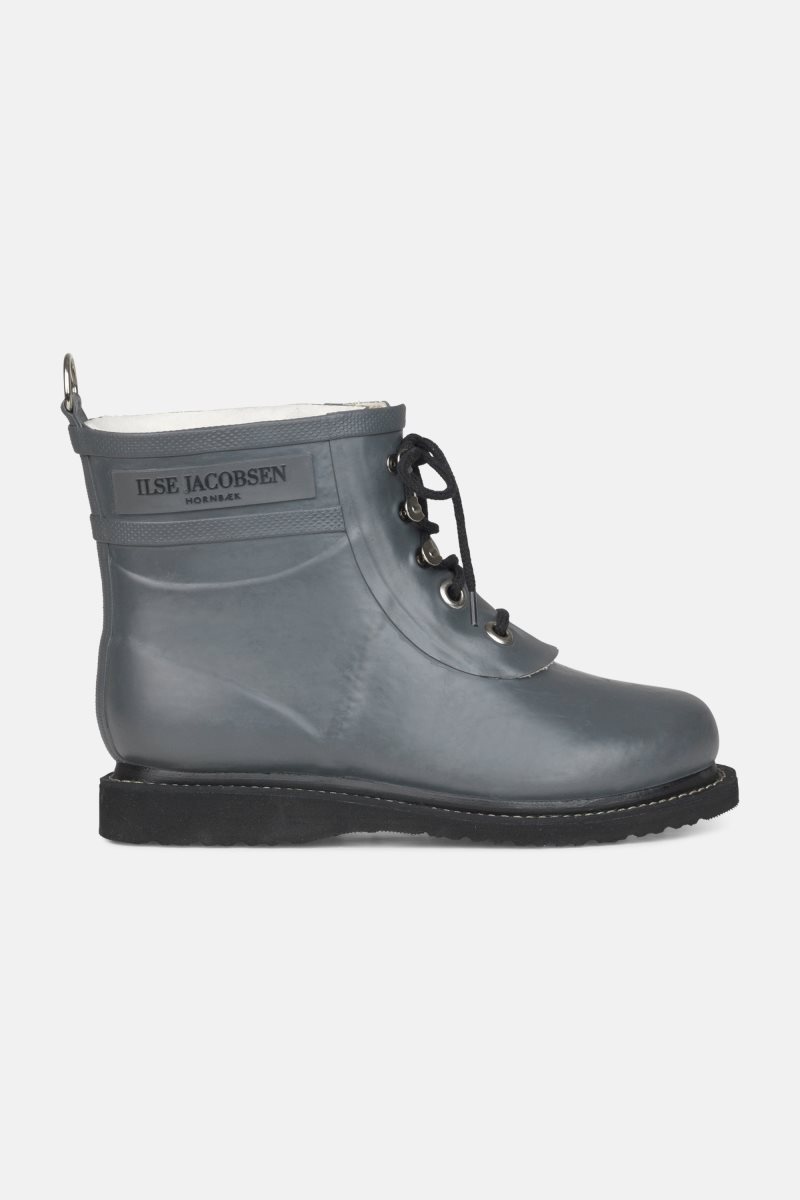 Ilse Jacobsen rub2 Rainboots Short Damen Grau | 7865QWHDR