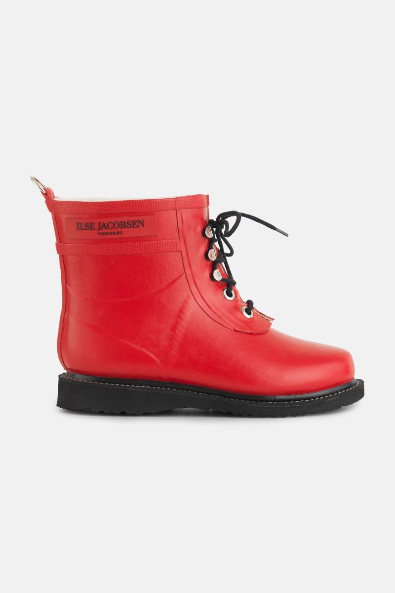 Ilse Jacobsen rub2 Rainboots Short Damen Tiefesrot | 0458UIRYW