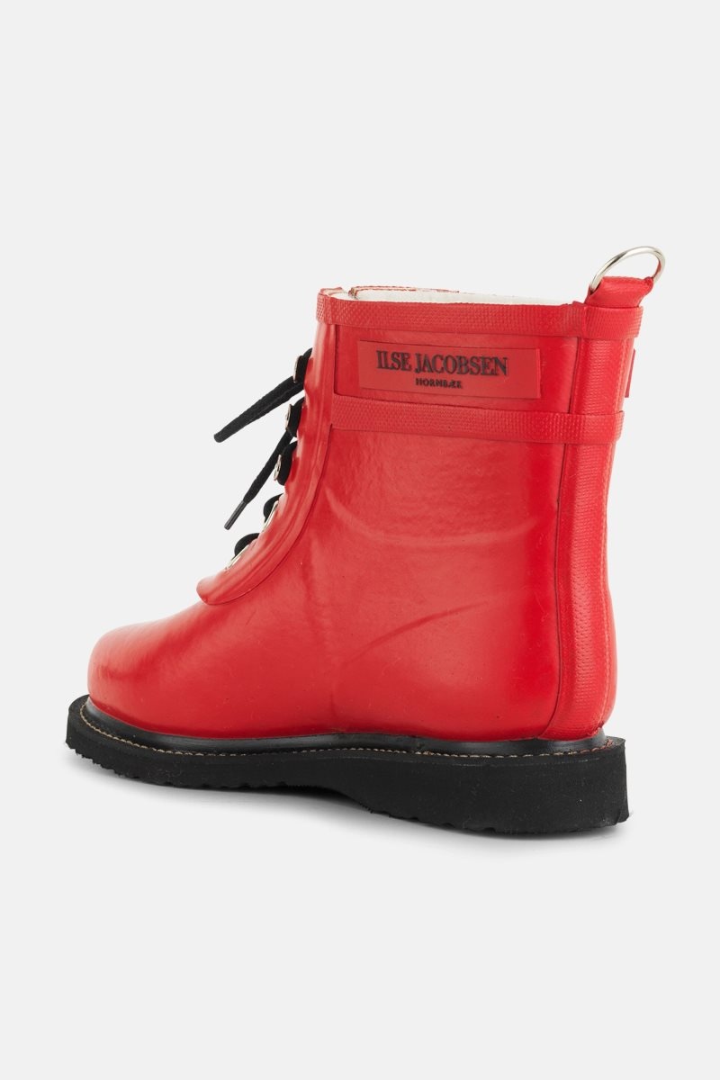 Ilse Jacobsen rub2 Rainboots Short Damen Tiefesrot | 0458UIRYW