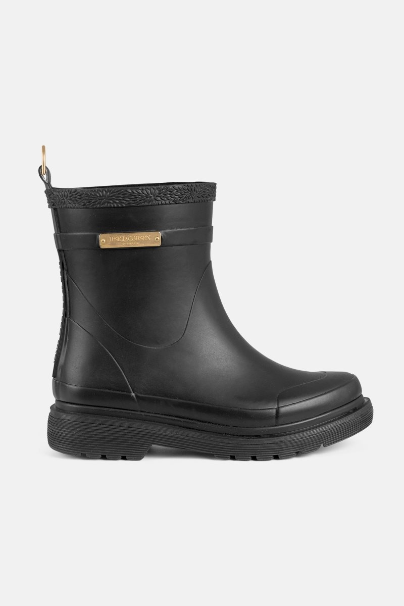 Ilse Jacobsen rub320 Rainboots Short Damen Schwarz | 6094ENFSA