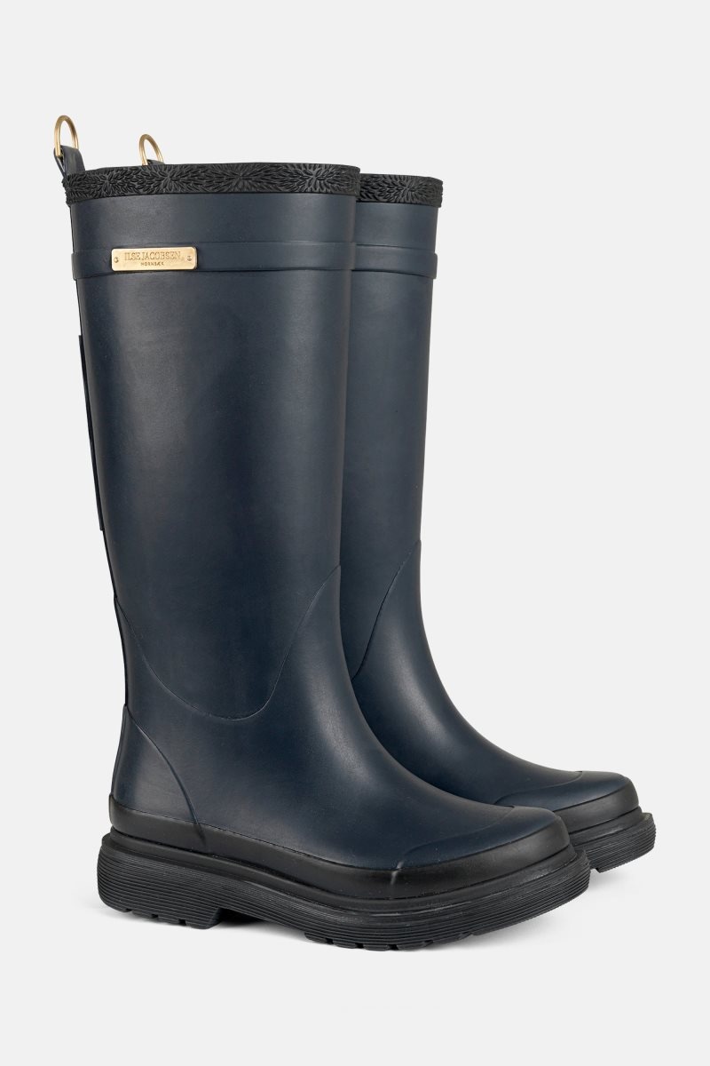 Ilse Jacobsen rub350 Rainboots Long Damen Dunkelindigo | 4237VSTCX