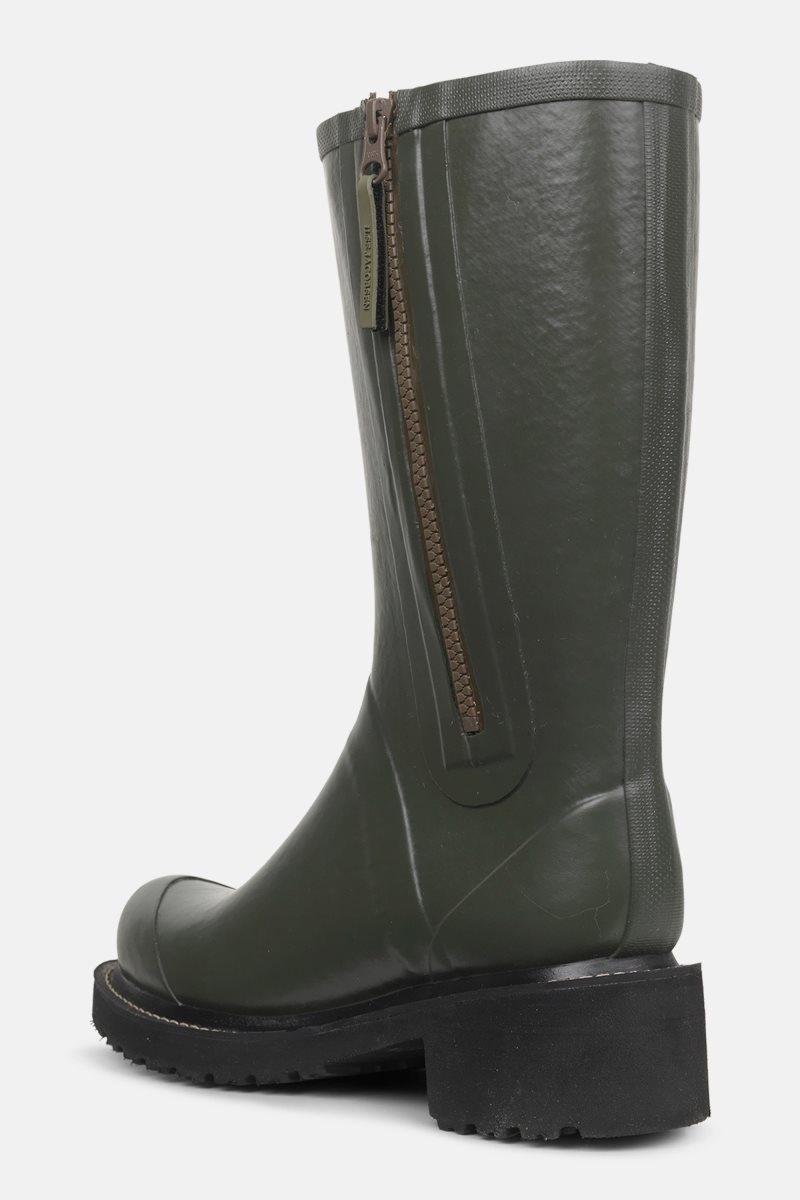 Ilse Jacobsen rub47zip Rainboots Medium Damen Army | 6038VLDOK