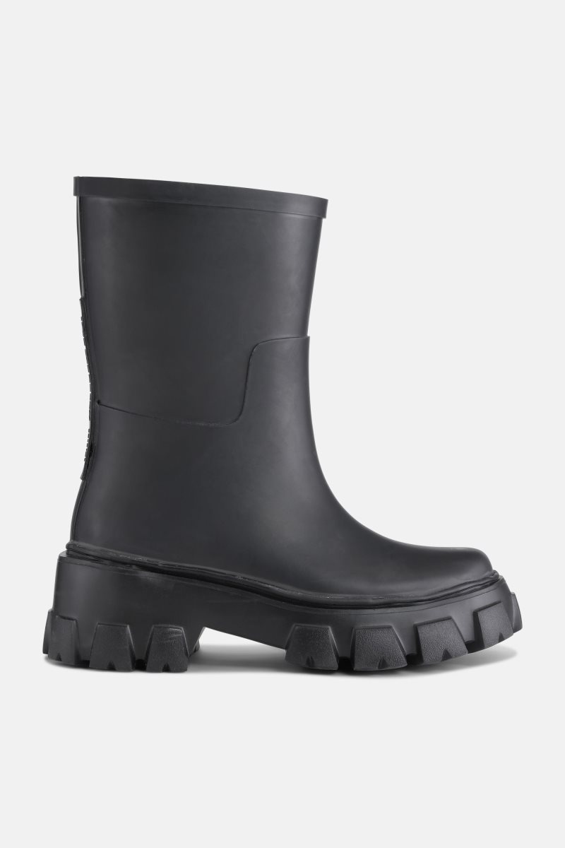 Ilse Jacobsen rubmoon15 Rainboots Long Damen Schwarz | 7986VXUBA