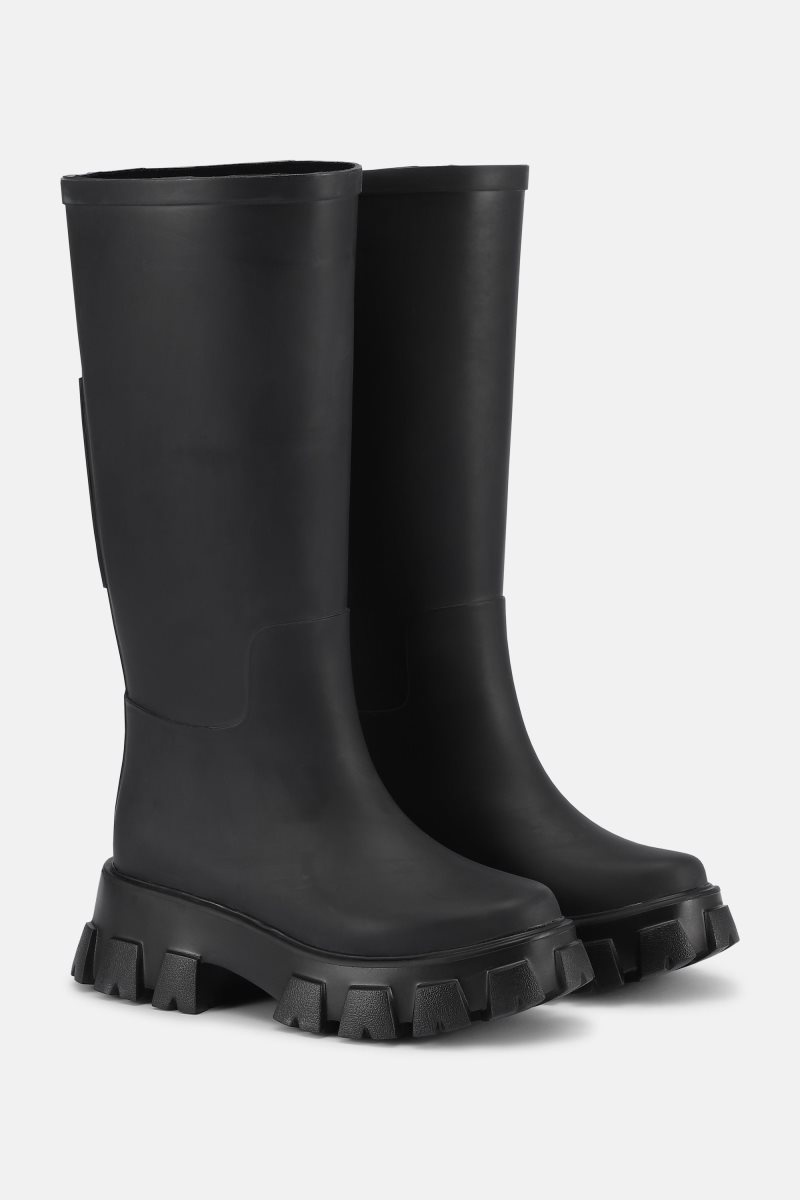 Ilse Jacobsen rubmoon1 Rainboots Long Damen Schwarz | 5206RQFEY