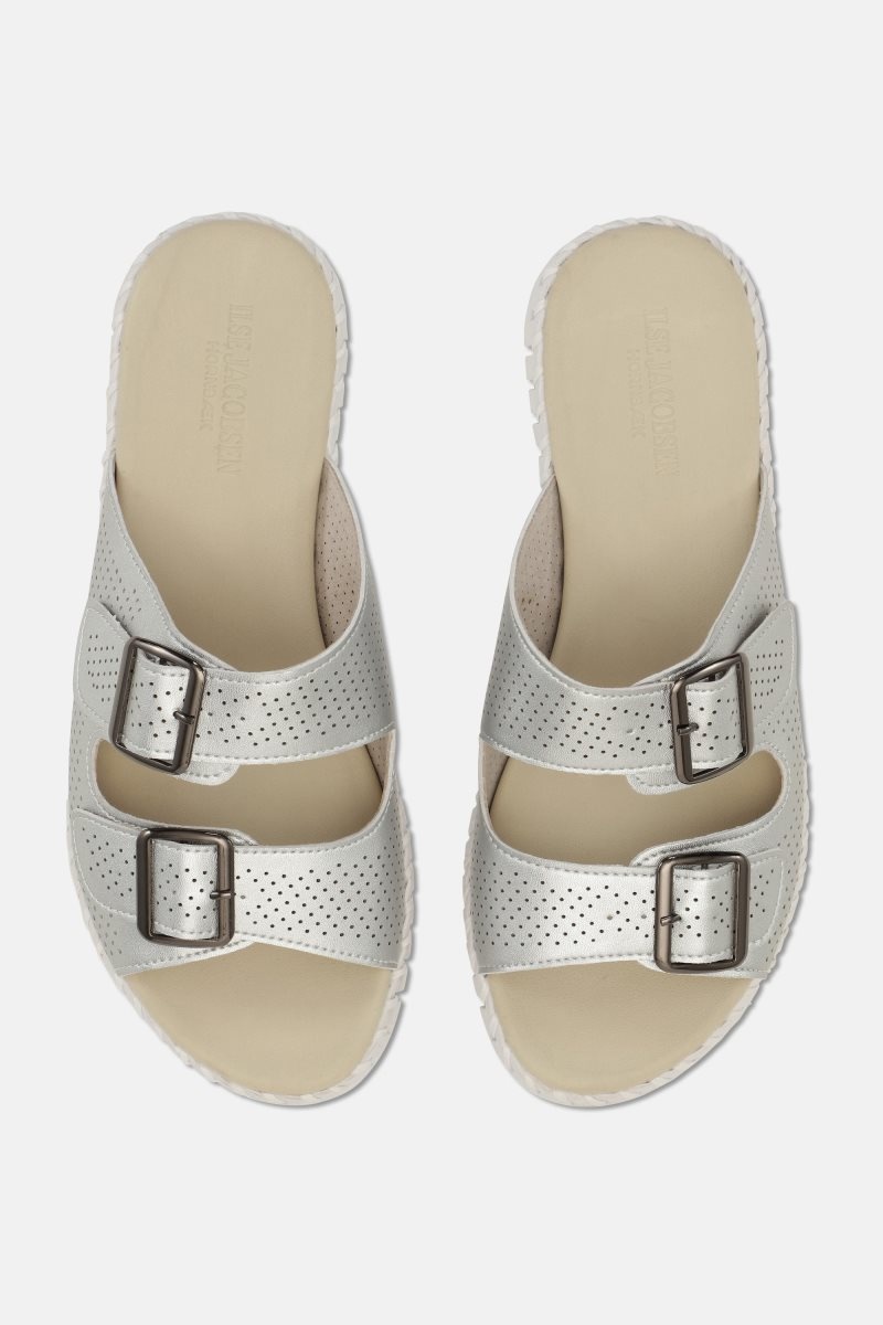 Ilse Jacobsen tulip1176ml Sandalen Damen Silber | 1806KAZFS