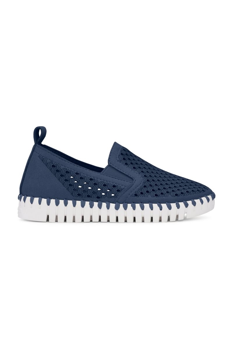 Ilse Jacobsen tulip140kid Flache Schuhe Damen Navy | 3029FRUPO