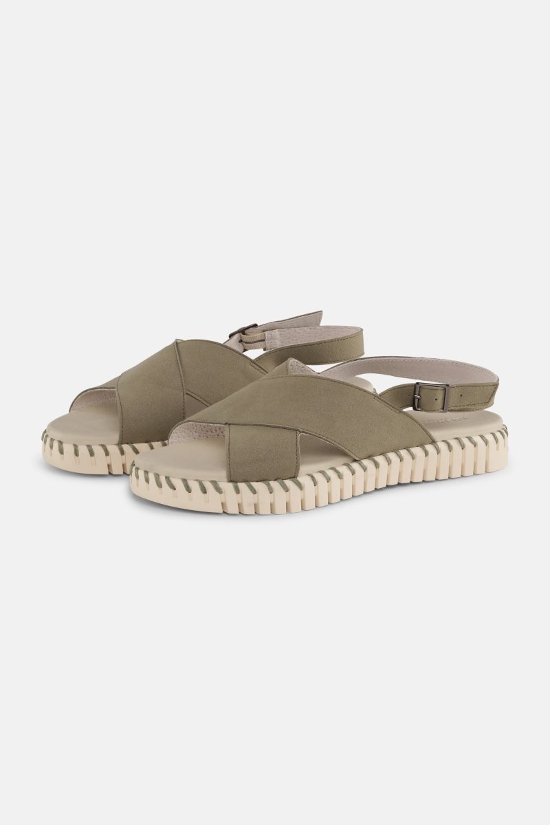 Ilse Jacobsen tulip1576 Sandalen Damen Army | 9352QULMN