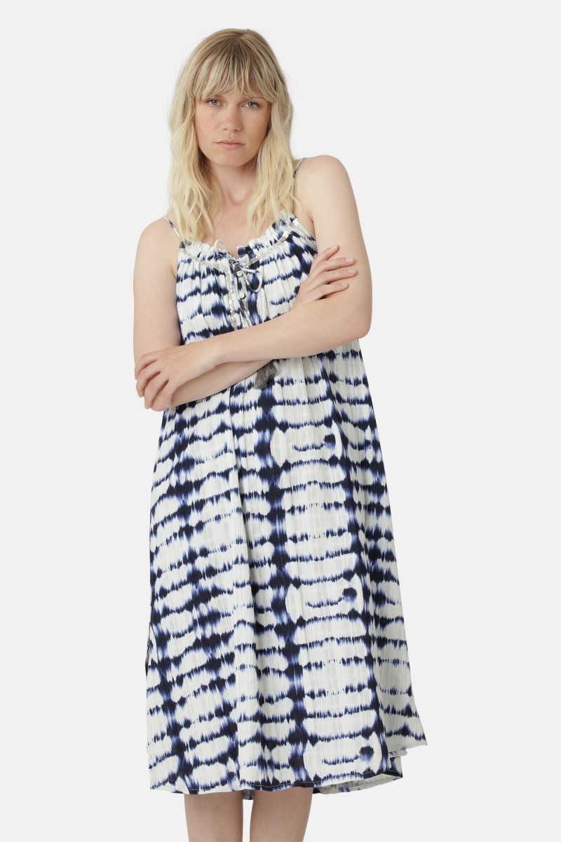 Ilse Jacobsen vlera7370blur Dresses Damen Indigo | 9037YMEUH