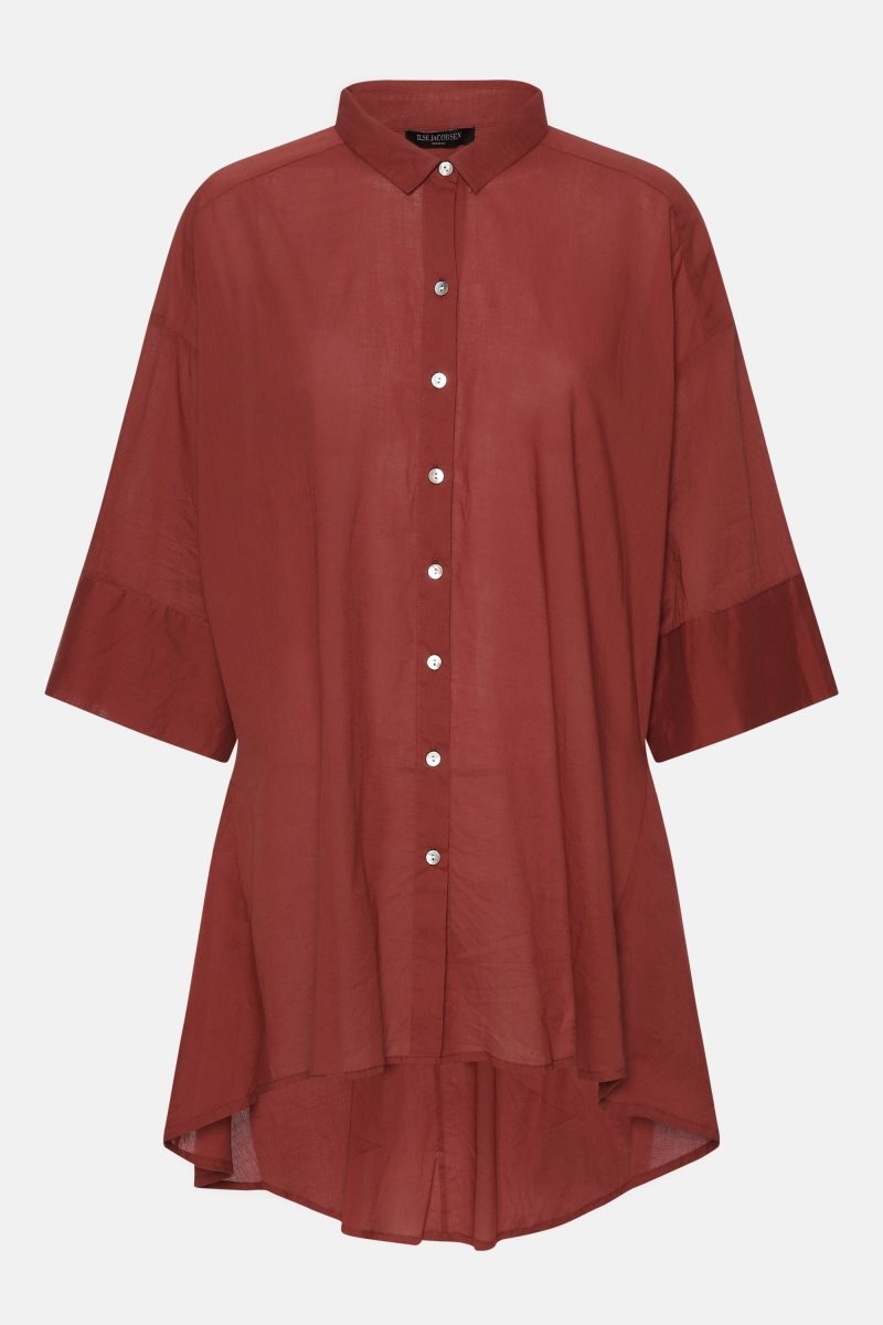 Ilse Jacobsen voile1048 Shirts Damen Redwood | 5869XOGRB