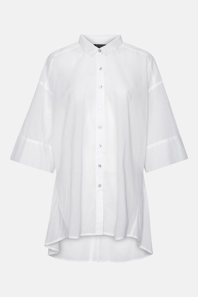 Ilse Jacobsen voile1048 Shirts Damen Weiß | 3926ADZFQ