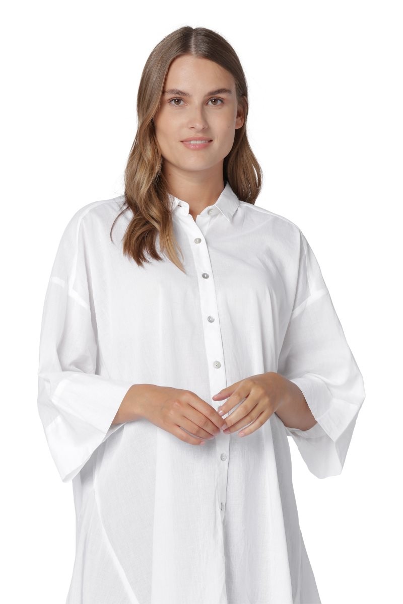 Ilse Jacobsen voile1048 Shirts Damen Weiß | 3926ADZFQ