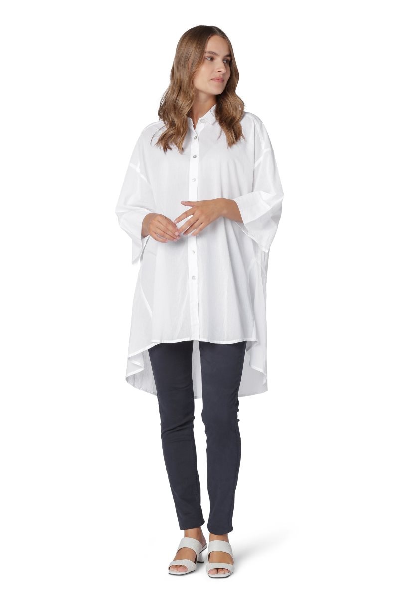 Ilse Jacobsen voile1048 Shirts Damen Weiß | 3926ADZFQ