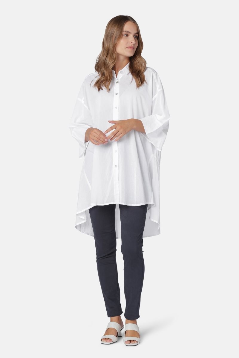 Ilse Jacobsen voile1048 Shirts Damen Weiß | 3926ADZFQ