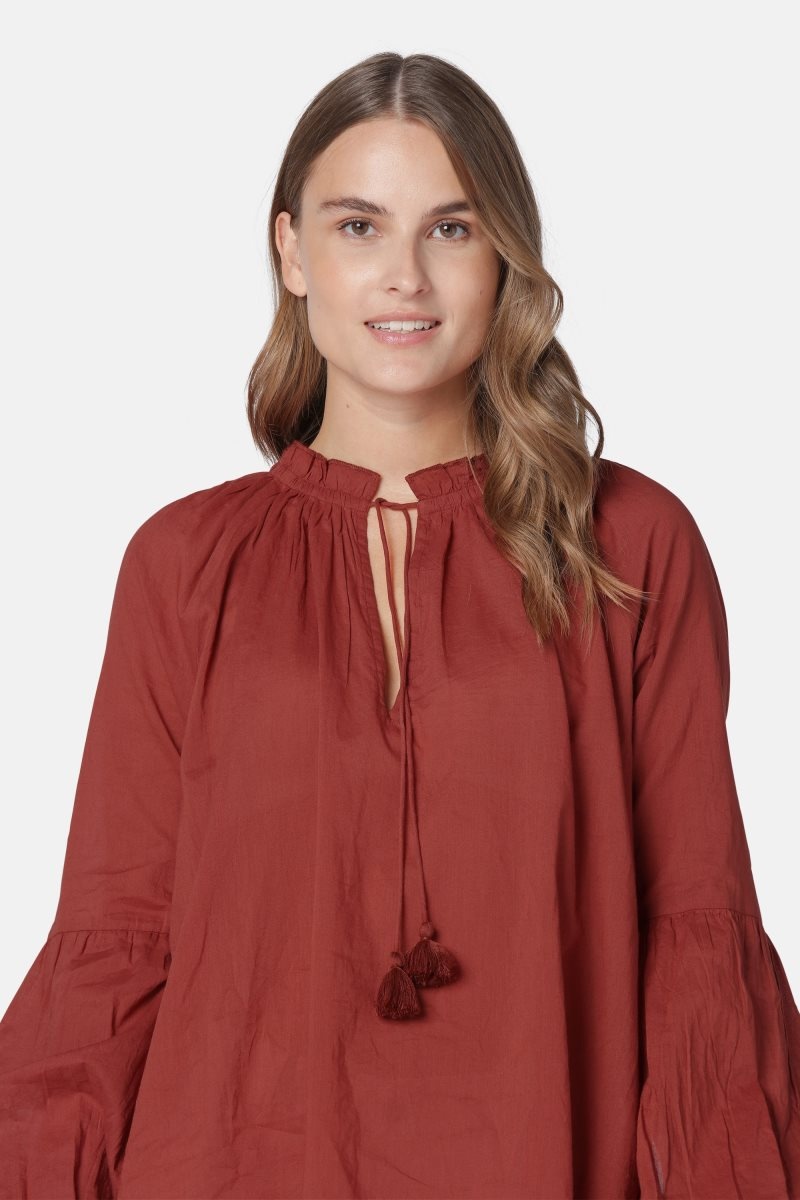 Ilse Jacobsen voile1320 Shirts Damen Redwood | 2456DJSIX