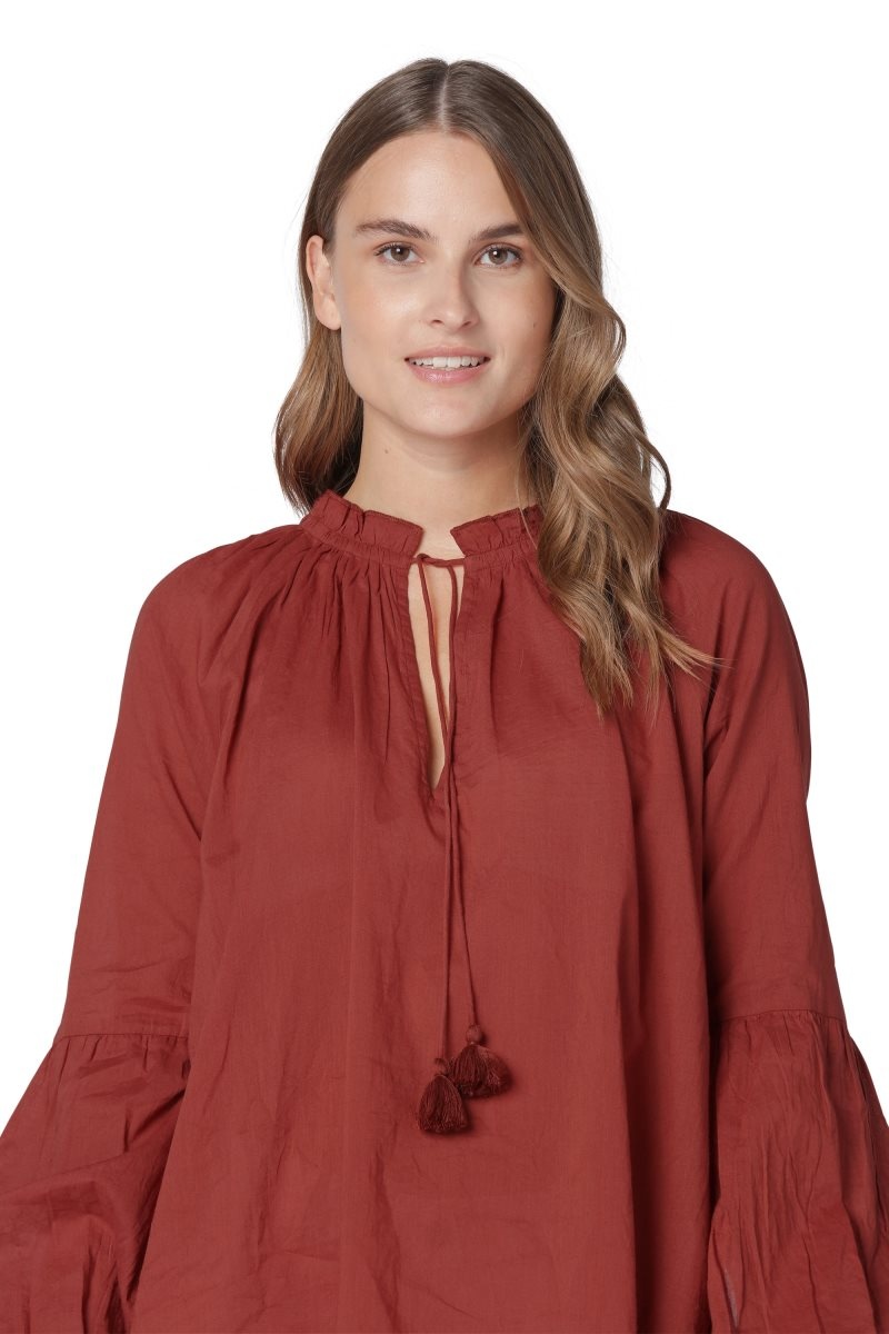 Ilse Jacobsen voile1320 Shirts Damen Redwood | 2456DJSIX