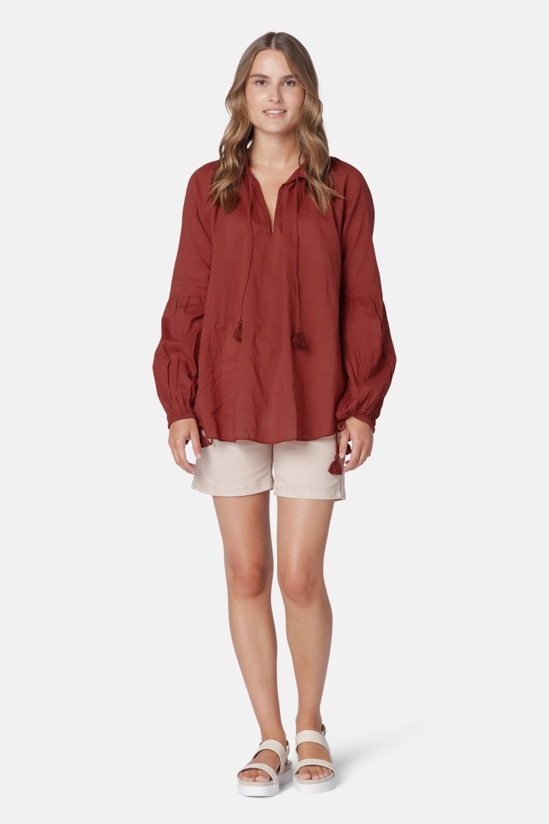 Ilse Jacobsen voile1320 Shirts Damen Redwood | 2456DJSIX