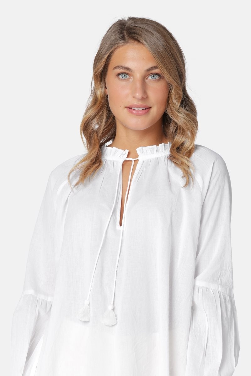 Ilse Jacobsen voile1320 Shirts Damen Weiß | 3640DEKWO